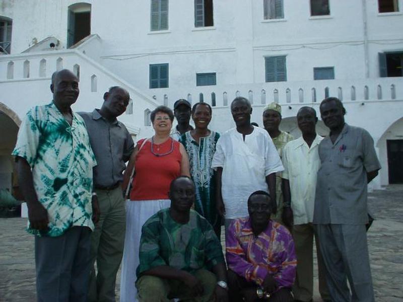 Cape Coast Castle with Cape Coast Lodge members