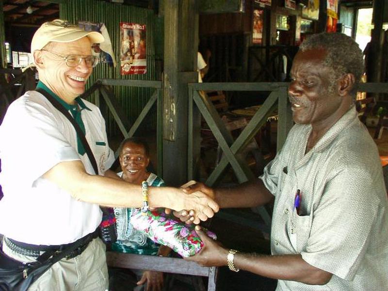 Norm receiving gift
